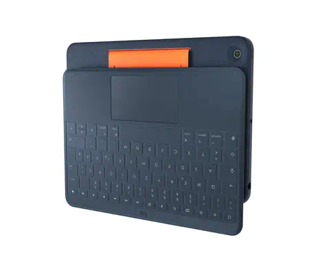 Logitech 920-010361 clavier pour tablette QWERTZ Allemand Smart Connector Bleu - Accessoires Tablette - visuel 2