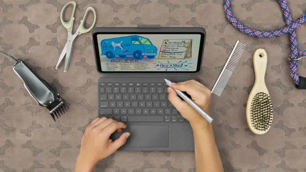 Logitech Crayon stylet 20 g Argent - Dispositif pointage - visuel 9