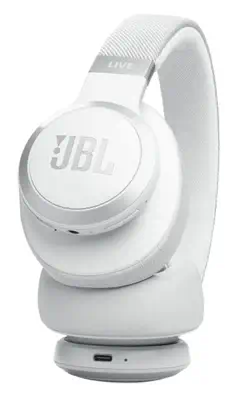JBL Live 770NC Casque Sans fil Arceau Appels/Musique Bluetooth Blanc - Casque Micro - visuel 7