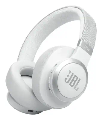 JBL Live 770NC Casque Sans fil Arceau Appels/Musique Bluetooth Blanc - Casque Micro - visuel 1