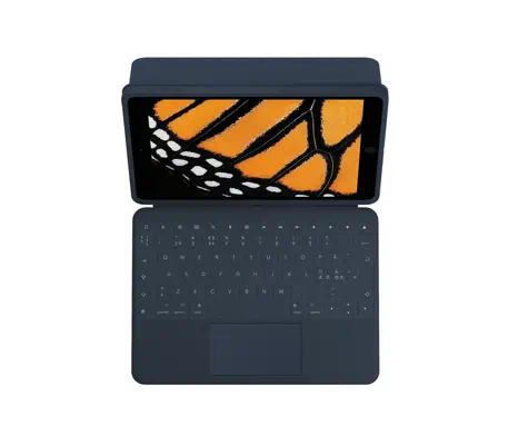 Logitech 920-010366 clavier pour tablette QWERTY Nordique Smart Connector Bleu - Etui et Housse - visuel 3