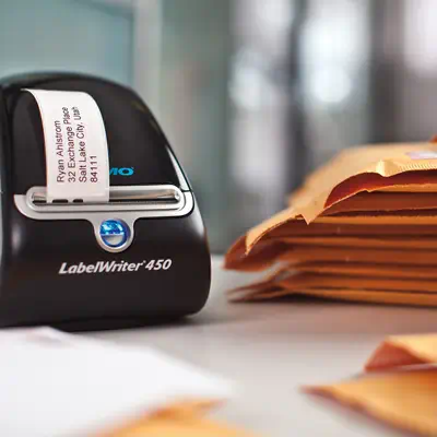 DYMO LW étiquettes d'adresse autocollantes authentiques | 28 mm x 89 mm | 12 rouleaux de 130 étiquet - Dymo - Ruban - visuel 7