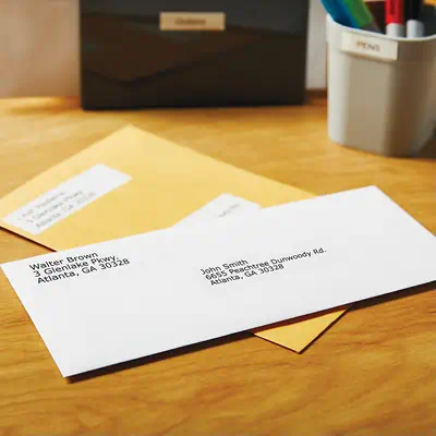 DYMO LW étiquettes d'adresse autocollantes authentiques | 28 mm x 89 mm | 12 rouleaux de 130 étiquet - Dymo - Ruban - visuel 5