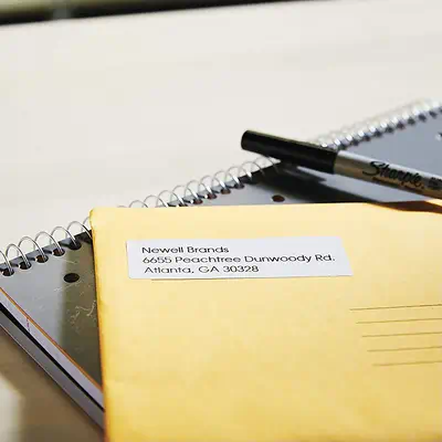 DYMO LW étiquettes de retour autocollantes | 25 mm x 54 mm | 6 rouleaux 500 étiquettes faciles à déc - Dymo - Ruban - visuel 2