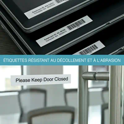 DYMO D1 Étiquettes résistantes | 12mm x 5,5m | impression en noir sur fond blanc | autocollantes éti - Dymo - Ruban - visuel 6