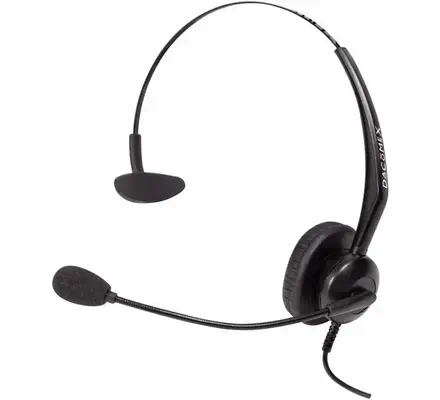 Dacomex 292010 écouteur/casque Avec fil Arceau Bureau/Centre d'appels Noir - Casque Micro - visuel 1