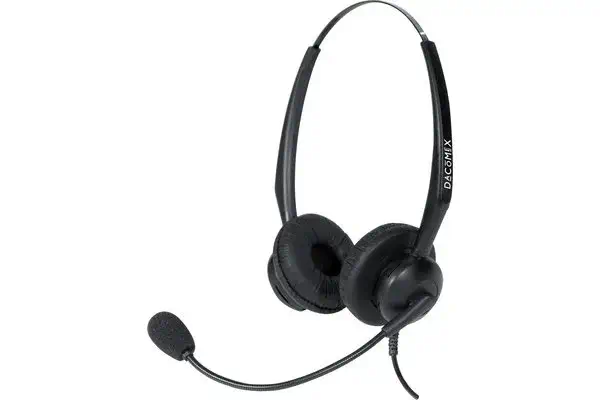 Dacomex 292011 écouteur/casque Avec fil Arceau Appels/Musique USB Type-A Noir - Casque Micro - visuel 1