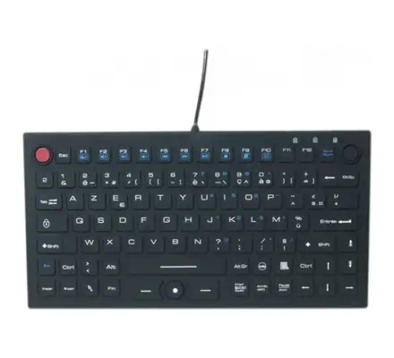 CUC Exertis Connect 574436 clavier Souris incluse Industriel USB ĄŽERTY Français Noir - Pack Clavier, souris - visuel 1