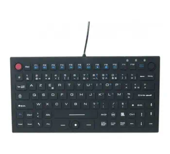 CUC Exertis Connect 574436 clavier Souris incluse Industriel USB ĄŽERTY Français Noir comparaison