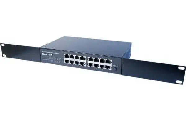 Dexlan 891016 commutateur réseau Non-géré L2 Gigabit Ethernet (10/100/1000) 1U Noir - Switchs et Hubs - visuel 5
