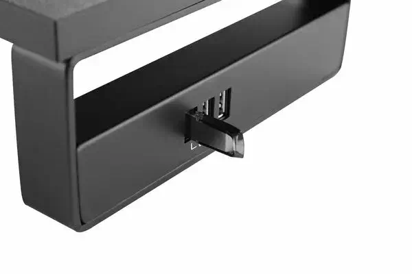 Dacomex DS-32-USB Support de livres Laptop et bras pour écran Noir - Kits de support plafond - visuel 4