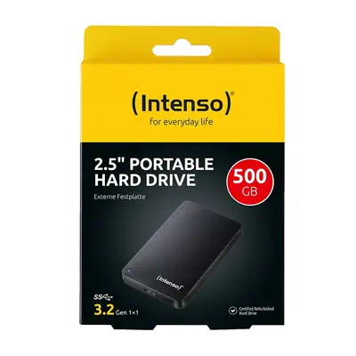 Intenso 6021530 disque dur externe 500 Go 5400 tr/min 2.5" USB Type-A 3.2 Gen 1 (3.1 Gen 1) Noir - Disque dur Externe - visuel 1