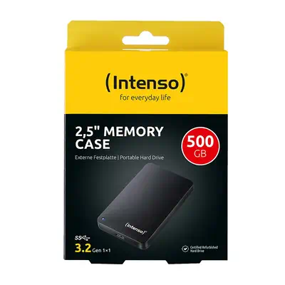 Intenso 6021530 disque dur externe 500 Go 5400 tr/min 2.5" USB Type-A 3.2 Gen 1 (3.1 Gen 1) Noir - Disque dur Externe - visuel 6