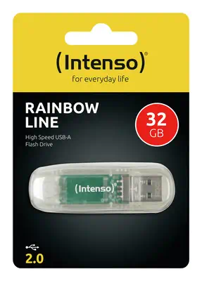 Intenso Rainbow Line lecteur USB flash 32 Go USB Type-A 2.0 Transparent - Clé USB - visuel 6
