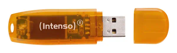 Intenso Rainbow Line lecteur USB flash 64 Go USB Type-A 2.0 Orange - Clé USB - visuel 5