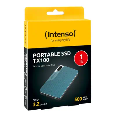 Lesen/Schreiben bis zu 500 MB/s/1TB  - Disque dur SSD - Intenso - visuel 2