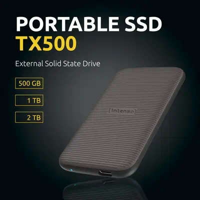 Intenso TX500 500 Go USB Type-C 3.2 Gen 2 (3.1 Gen 2) Marron - Disque dur SSD - visuel 5