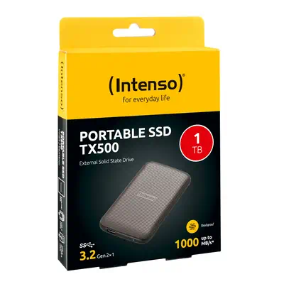 Lesen/Schreiben bis zu 1000 MB/s/1TB  - Disque dur SSD - Intenso - visuel 3