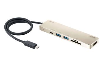 Achat ATEN Mini station d’accueil multiport USB-C avec transfert de puissance au meilleur prix