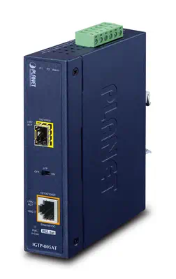 PLANET IGTP-805AT convertisseur de support réseau 2000 Mbit/s 1310 nm Bleu - Switchs et Hubs - visuel 1