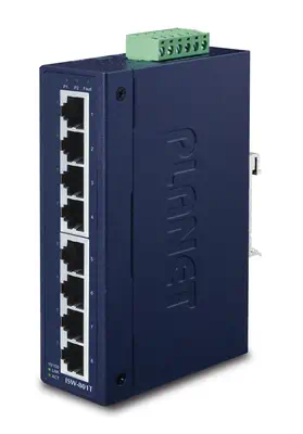 PLANET ISW-801T commutateur réseau Non-géré L2 Fast Ethernet (10/100) Bleu - Switchs et Hubs - visuel 1