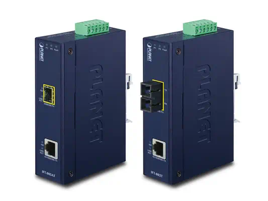 PLANET IFT-802T convertisseur de support réseau 200 Mbit/s 1310 nm Bleu - Switchs et Hubs - visuel 2