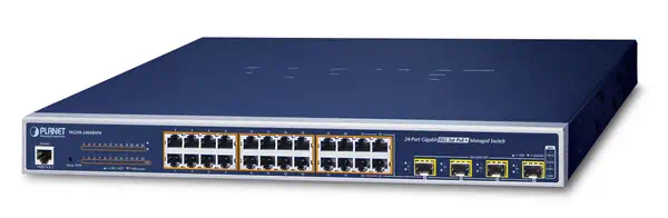 PLANET WGSW-24040HP4 commutateur réseau Géré L2/L4 Gigabit Ethernet (10/100/1000) Connexion Ethernet - Switchs et Hubs - visuel 1