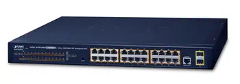 Comparaison PLANET GS-4210-24P2S commutateur réseau Géré L2/L4 Gigabit Ethernet (10/100/1000) Connexion Ethernet