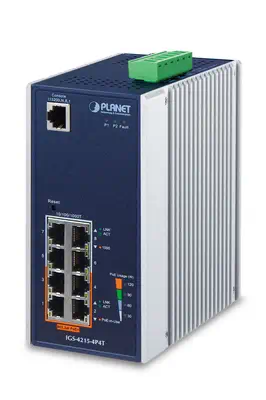 PLANET IGS-4215-4P4T commutateur réseau Géré L2/L4 Gigabit Ethernet (10/100/1000) Connexion Ethernet - Switchs et Hubs - visuel 1
