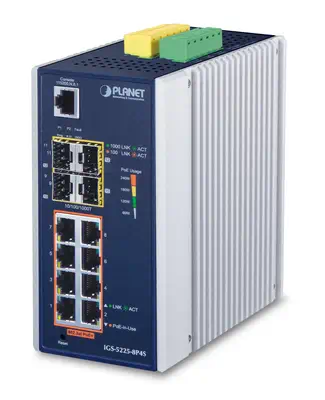 PLANET IGS-5225-8P4S commutateur réseau Géré L2+ Gigabit Ethernet (10/100/1000) Connexion Ethernet,  - Switchs et Hubs - visuel 1