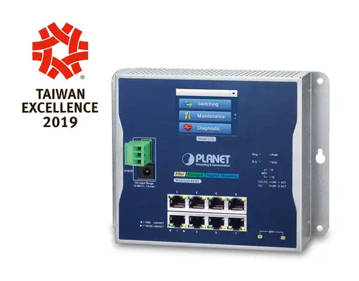 PLANET WGS-5225-8T2SV commutateur réseau Géré L2+ Gigabit Ethernet (10/100/1000) Noir - Switchs et Hubs - visuel 1