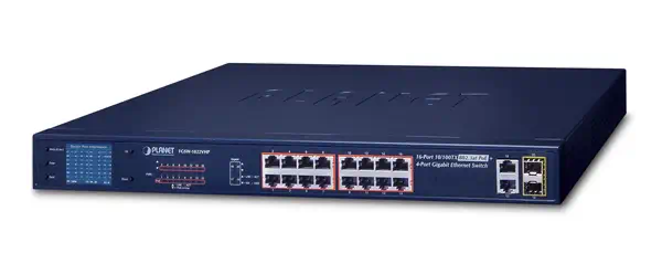 PLANET FGSW-1822VHP commutateur réseau Non-géré Fast Ethernet (10/100) Connexion Ethernet, supportan - Switchs et Hubs - visuel 1