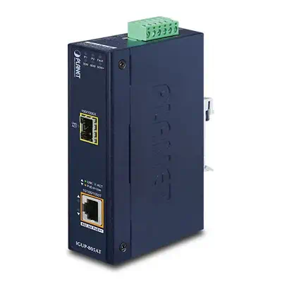 PLANET IGUP-805AT convertisseur de support réseau 1000 Mbit/s Bleu - Switchs et Hubs - visuel 1
