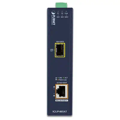 PLANET IGUP-805AT convertisseur de support réseau 1000 Mbit/s Bleu - Switchs et Hubs - visuel 2