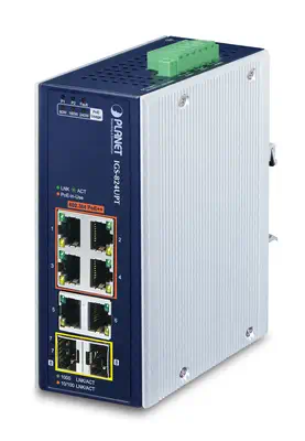 IP30 Industrial 4-Port - PLANET - Switchs et Hubs - visuel 1