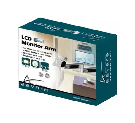 EXC 903141 support d'écran plat pour bureau 61 cm (24") Mur Acier inoxydable - Kits de support plafond - visuel 2
