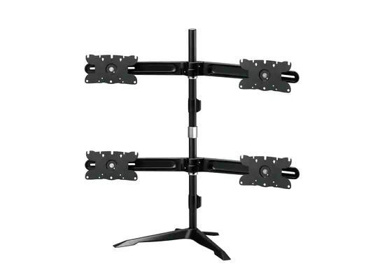 Aavara DS410 support d'écran plat pour bureau 152,4 cm (60") Sol Noir - Kits de support plafond - visuel 1