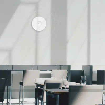 TP-Link Omada EAP610 point d'accès réseaux locaux sans fil 1775 Mbit/s Blanc Connexion Ethernet, sup - Borne Wifi - visuel 1