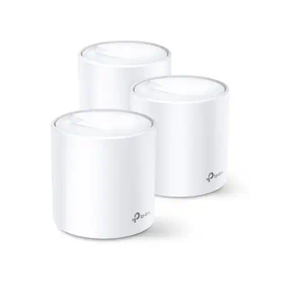 TP-Link Deco X60 Bi-bande (2,4 GHz / 5 GHz) Wi-Fi 6 (802.11ax) Blanc 2 Interne - Borne Wifi - visuel 1
