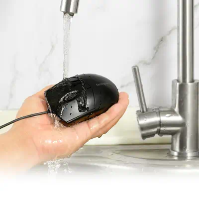 Kensington Souris filaire lavable Pro Fit Kensington - visuel 1 - hello RSE - Capteur optique haute définition de 1 600 DPI