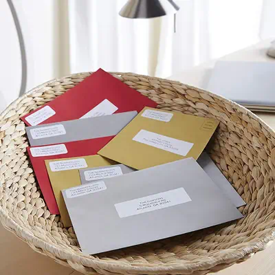 DYMO LW étiquettes de retour autocollantes | 25 mm x 54 mm | rouleau de 500 étiquettes faciles à déc - Dymo - Ruban - visuel 6