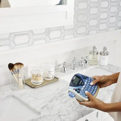 DYMO LetraTag Étiquettes en Plastique Authentique | 12 mm x 4 m | Noir sur Transparent | Étiquettes  - Dymo - Ruban - visuel 4