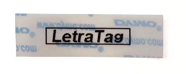 DYMO Étiquettes en plastique ® LetraTag® - 12 mm - Dymo - Ruban - visuel 3