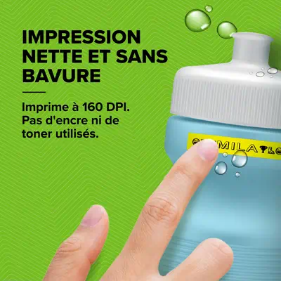 DYMO LetraTag Étiquettes en Plastique Authentique | 12 mm x 4 m | Noir sur Transparent | Étiquettes  - Dymo - Ruban - visuel 7