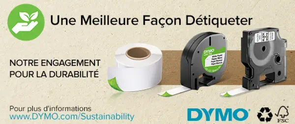 DYMO LW grandes étiquettes autocollantes authentiques pour expéditions et badges nominatifs | 54 mm  - Dymo - Consommable - visuel 9