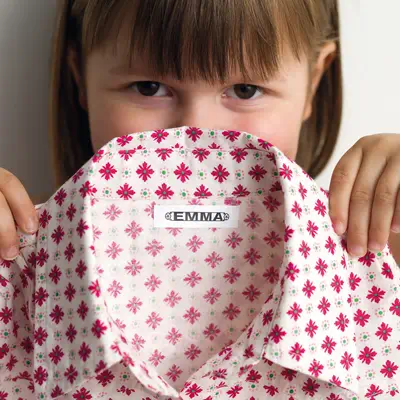 DYMO LetraTag Étiquettes Autocollantes pour Vêtements Authentique | 12 mm x 2 m | impression en noir - Dymo - Ruban - visuel 8