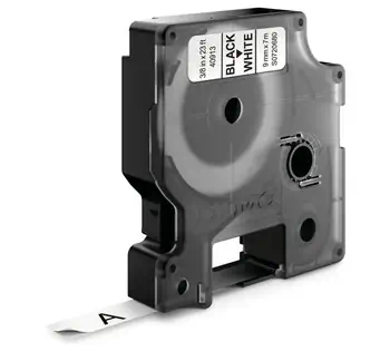 D1 - Standard Étiquettes - Noir sur blanc - 9mm x 7m achat responsable