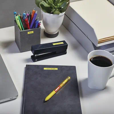 DYMO D1 étiquettes autocollantes authentiques | rouleau de 9 mm x 7 m | impression en noir sur fond  - Dymo - Ruban - visuel 5