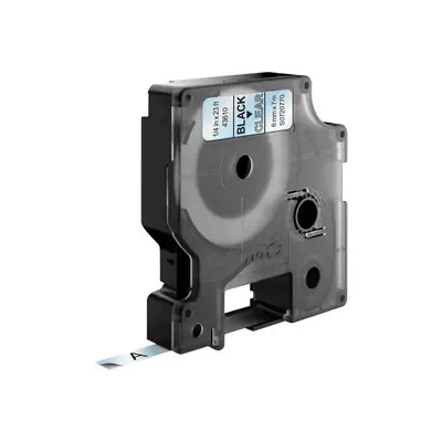 D1 - Standard Étiquettes - Noir sur transparent - 6mm x 7m - Dymo - Ruban - visuel 1