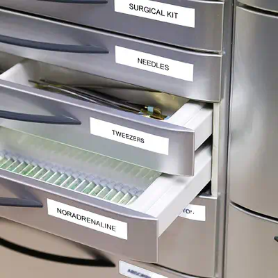 DYMO D1 étiquettes autocollantes authentiques | impression en noir sur fond blanc | 6 mm x 7 m | pou - Dymo - Ruban - visuel 8